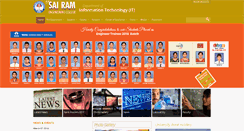 Desktop Screenshot of it.sairam.edu.in