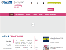 Tablet Screenshot of prod.sairam.edu.in