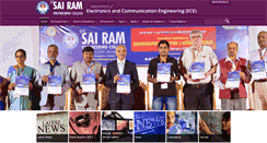 Desktop Screenshot of ece.sairam.edu.in